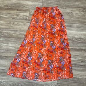 Michael Stars Vibrant Floral Maxi Skirt